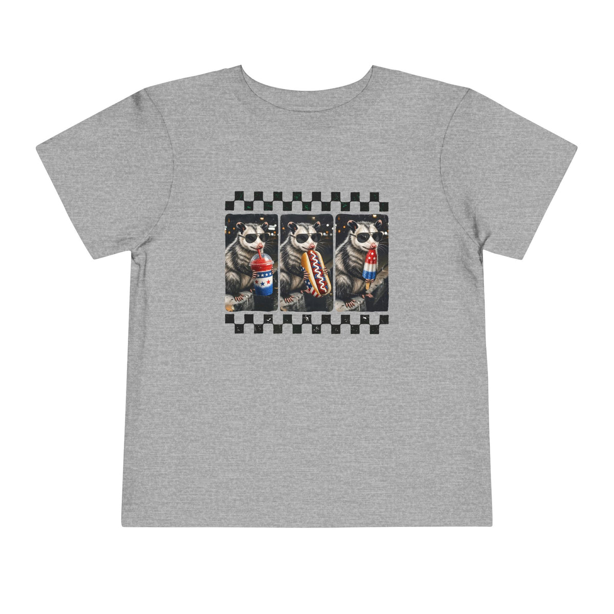 Opossum 4th of July Toddler Graphic T-shirt