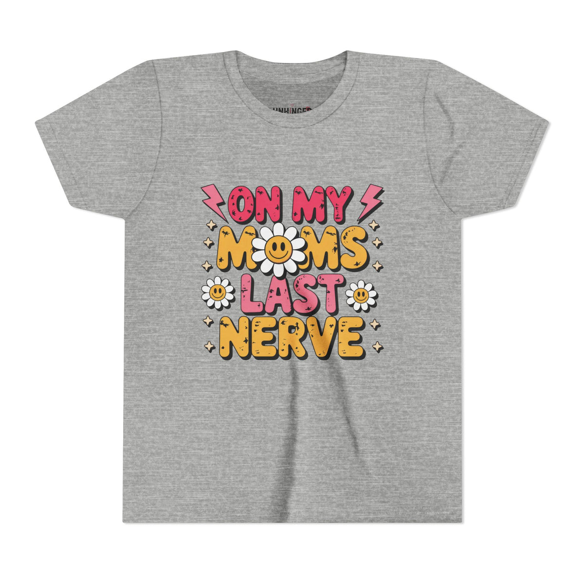 “On My Mom’s Last Nerve” Retro Flower Youth Graphic