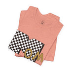 Checkerboard 'Mom' Graphic Tee
