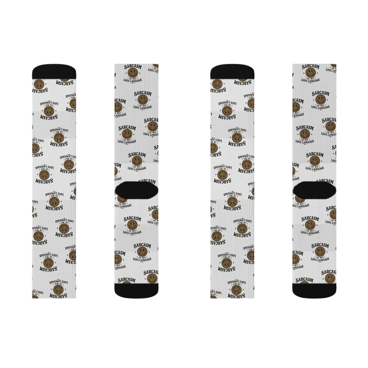 Sarcasm Crew Socks
