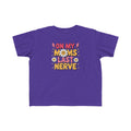 “On My Mom’s Last Nerve” Retro Floral Toddler Shirt