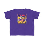 “On My Mom’s Last Nerve” Retro Floral Toddler Shirt