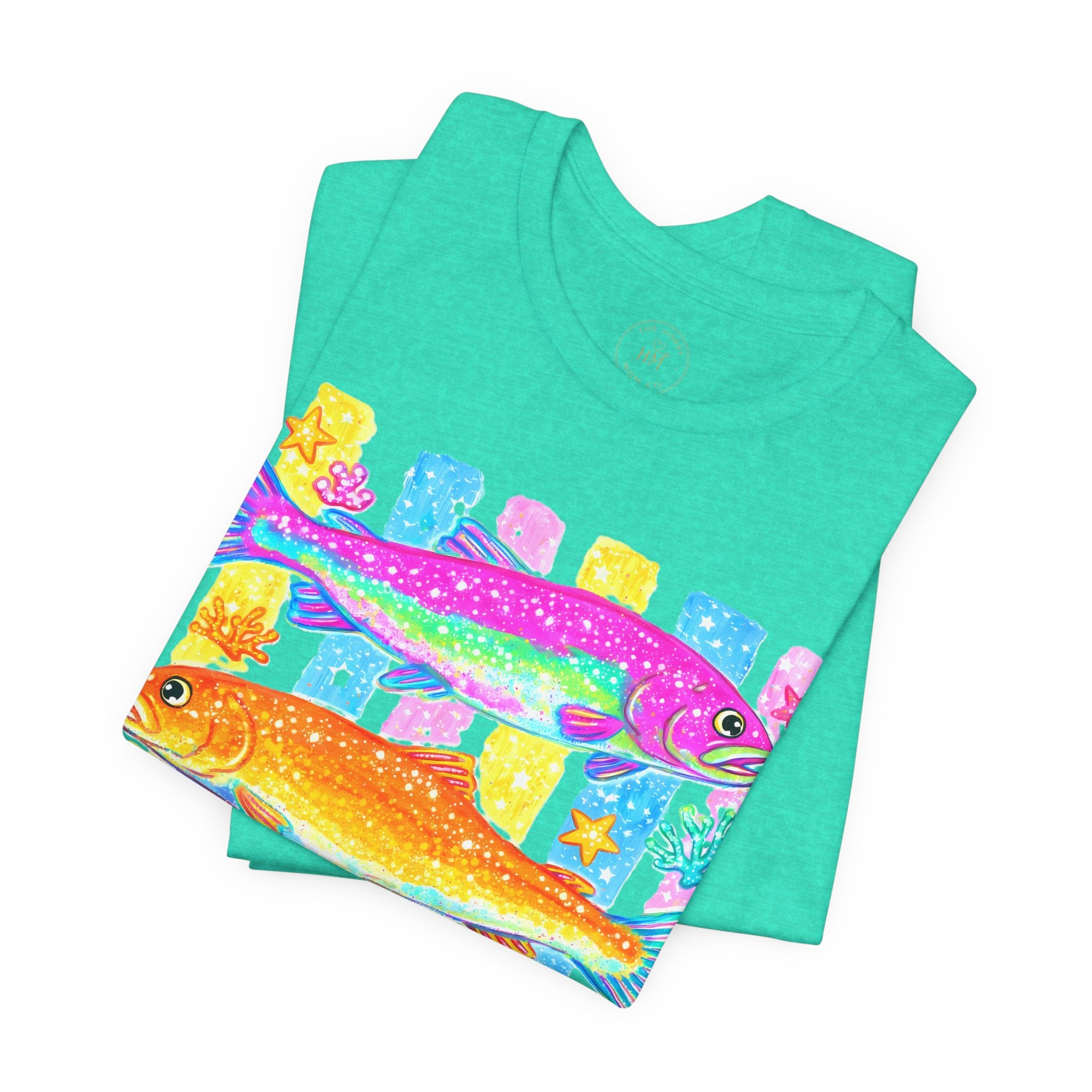 Tropical Fish  Beachy Summer Tee
