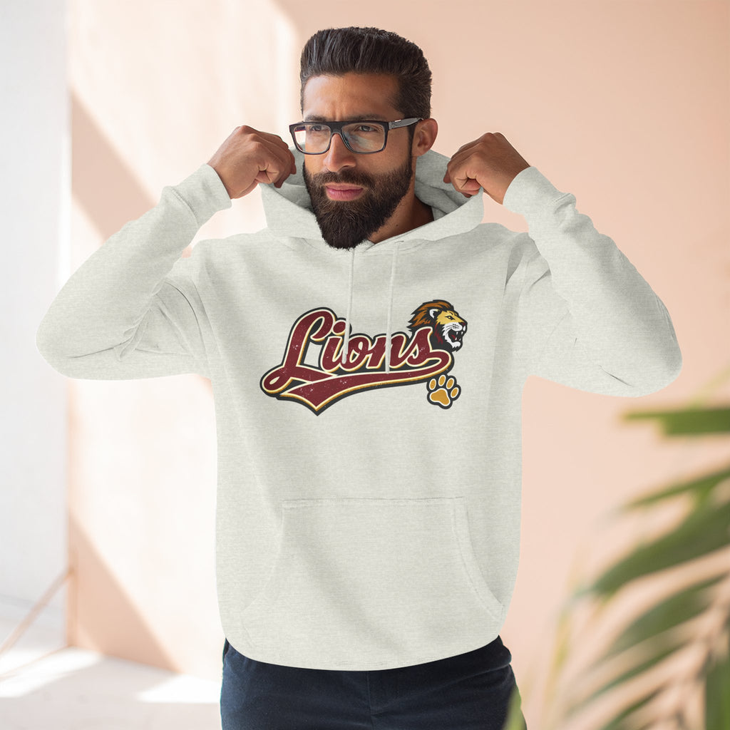 Lions Script Hoodie Unisex