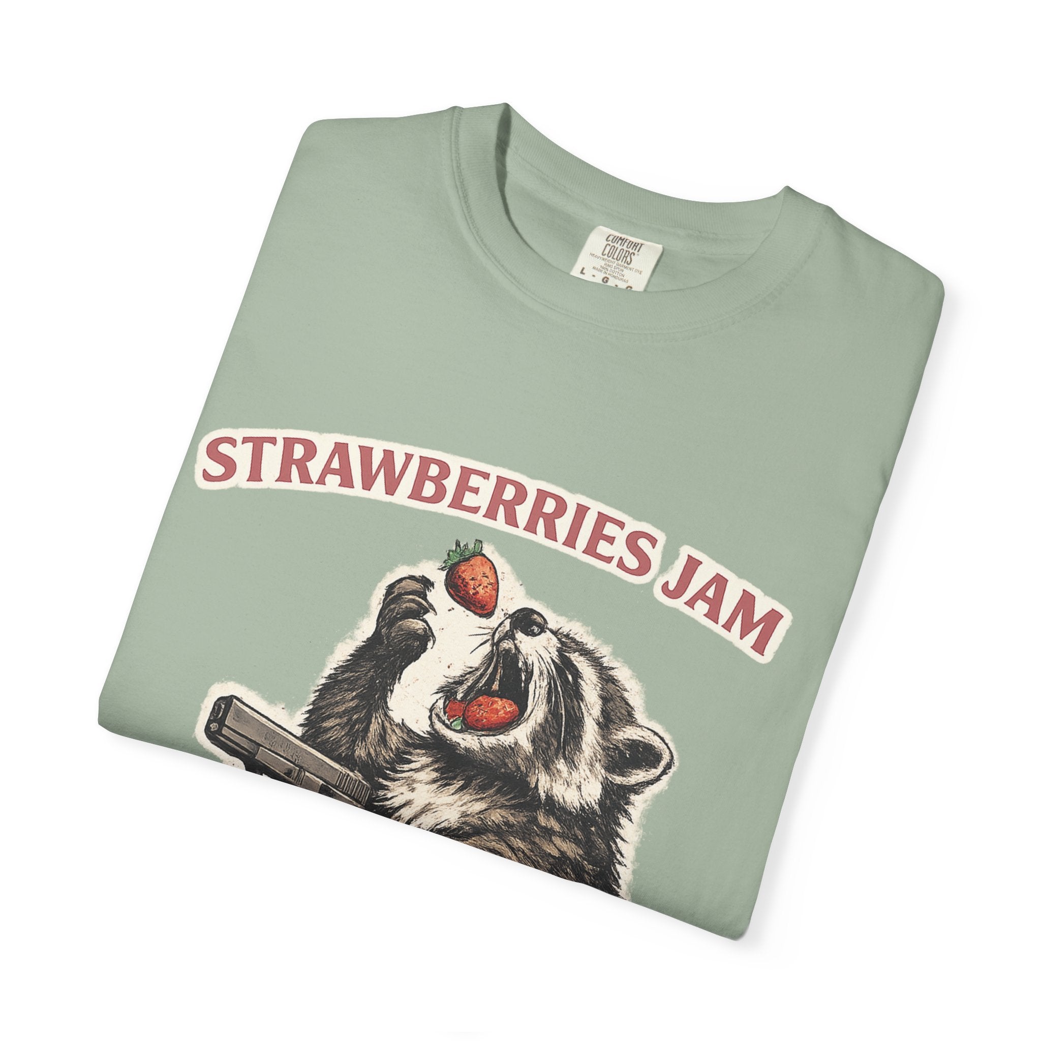 “Strawberries Jam But My Glock Don’t” Graphic T-Shirt