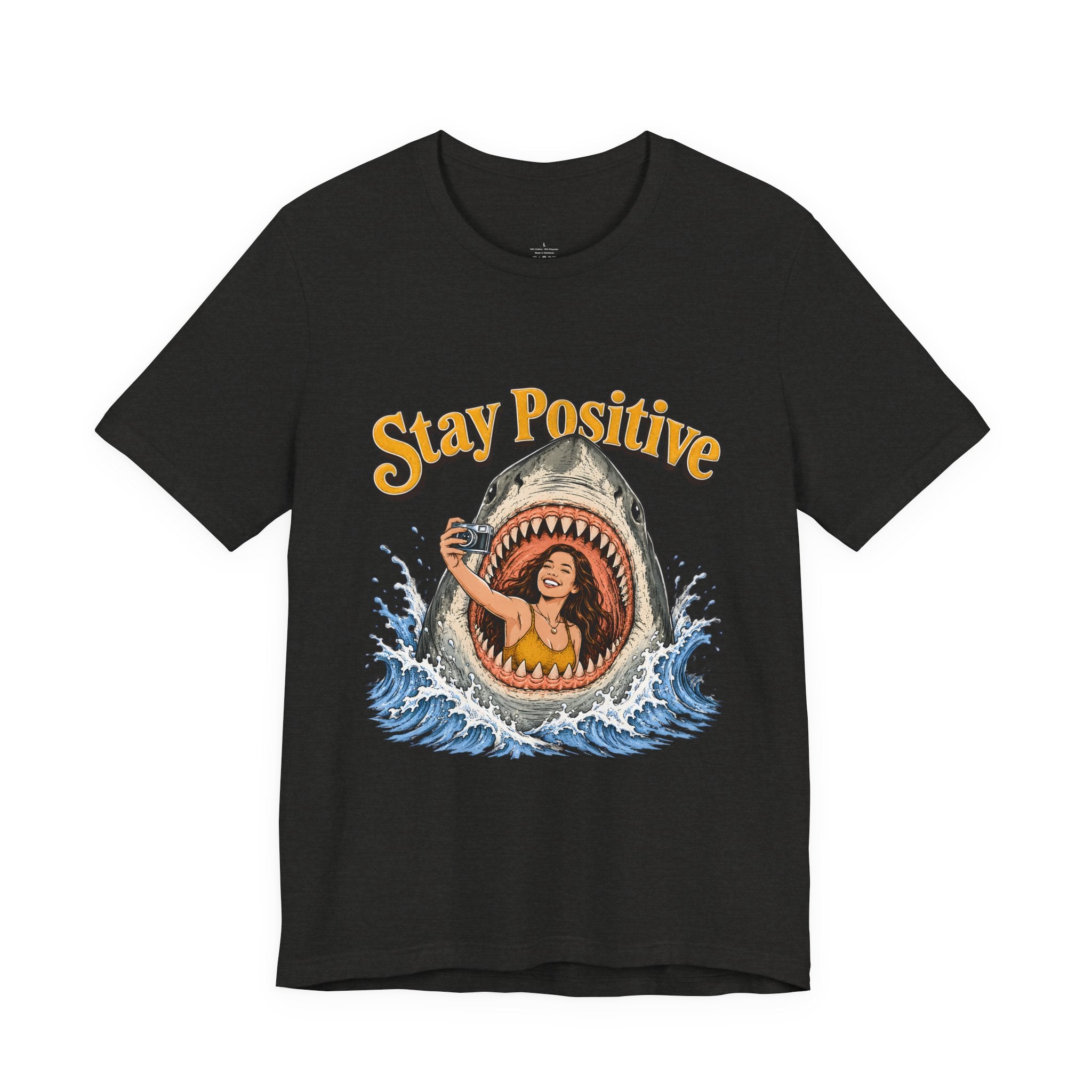Stay Positive Shark Tee