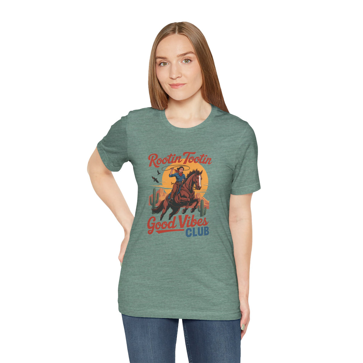 Rootin Tootin Good Vibes Club Tee