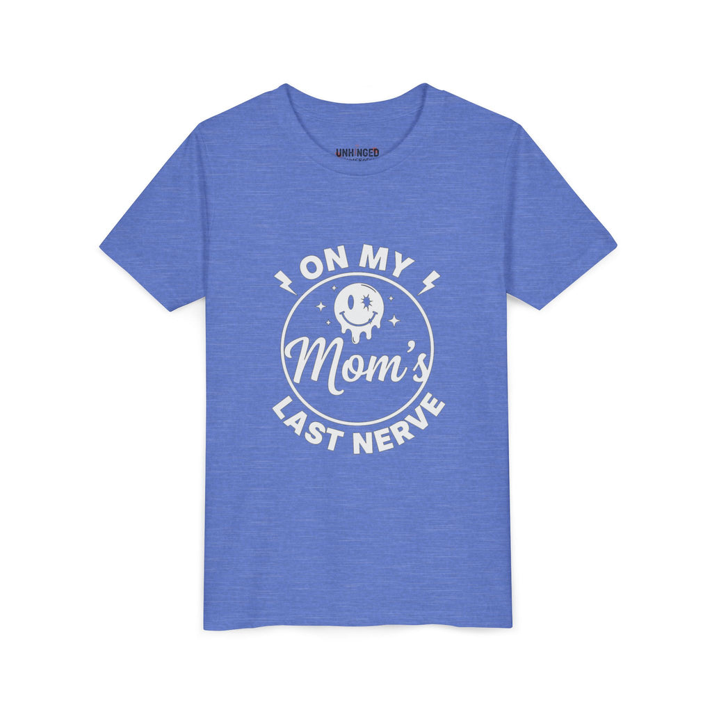 "On My Mom's Last Nerve" Graphic Youth Tee