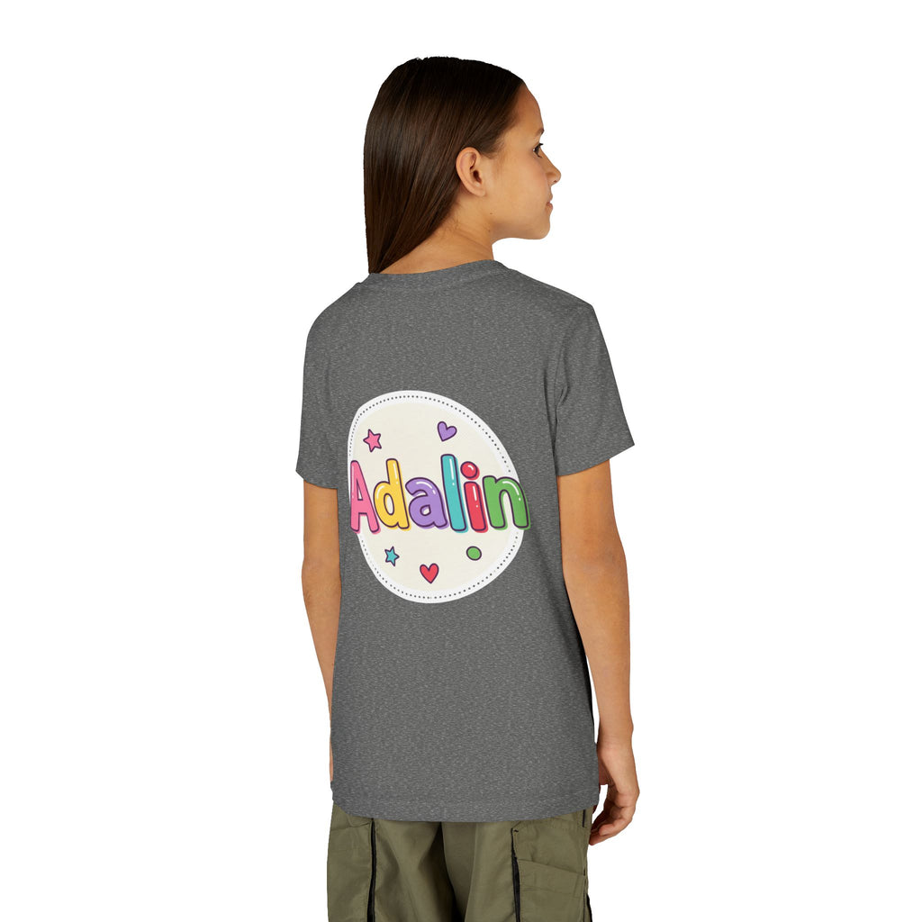 "First Grade" Colorful Back-to-School Shirt (Personalized Name Option)