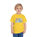 Kindergarten Back To School Doodle Script - Toddler Graphic T-shirt