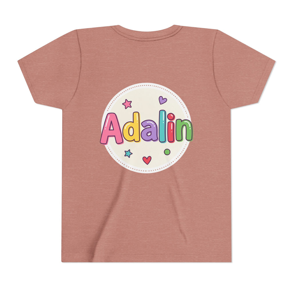 "First Grade" Colorful Back-to-School Shirt (Personalized Name Option)