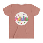 "First Grade" Colorful Back-to-School Shirt (Personalized Name Option)