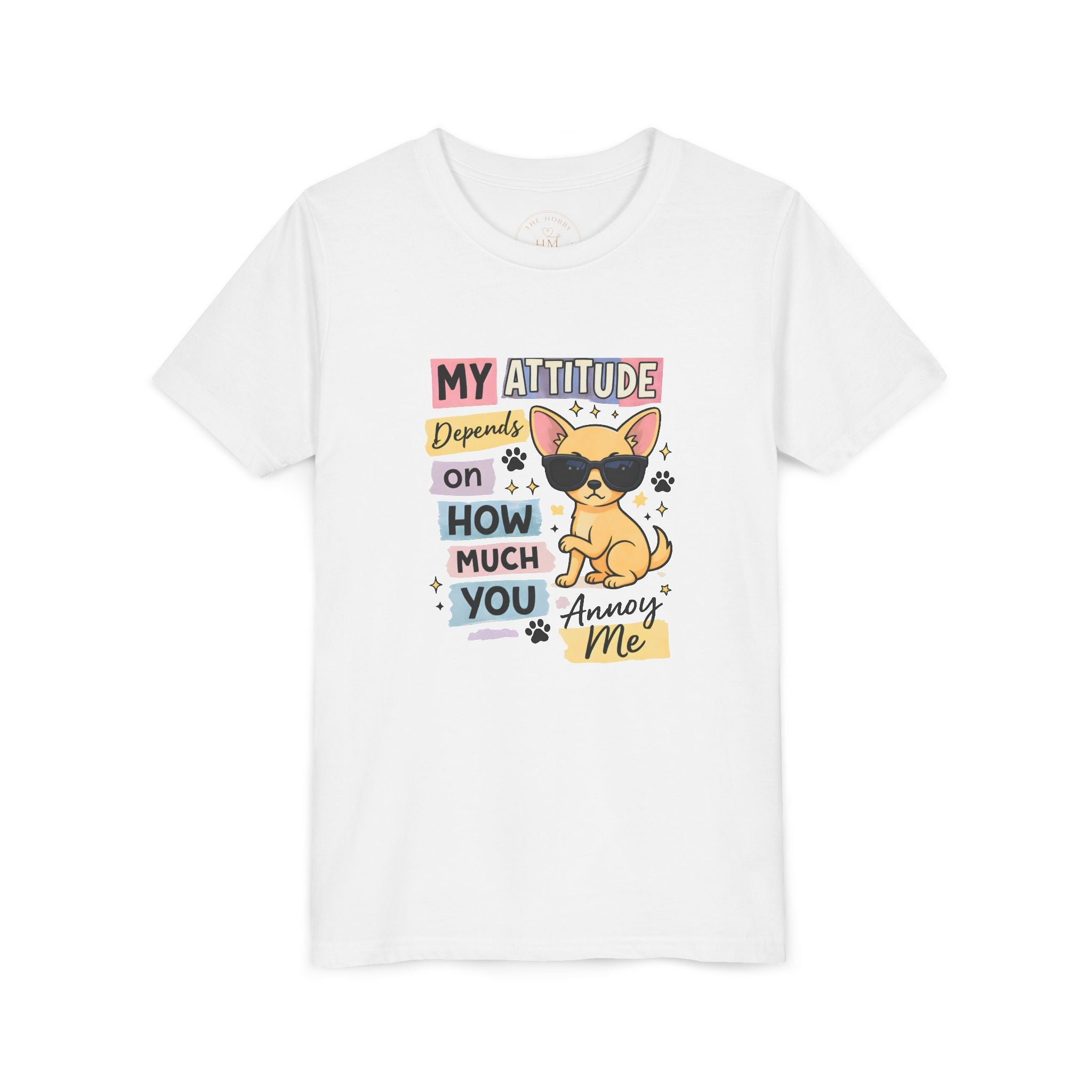 My Attitude Depends on How Much You Annoy Me Youth Tee