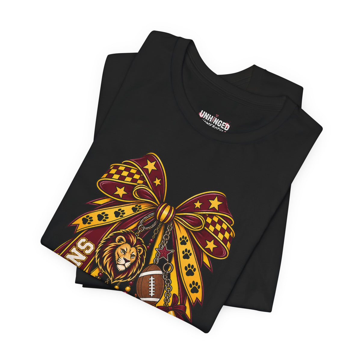 Lions Spirit Cheer Bow T-Shirt