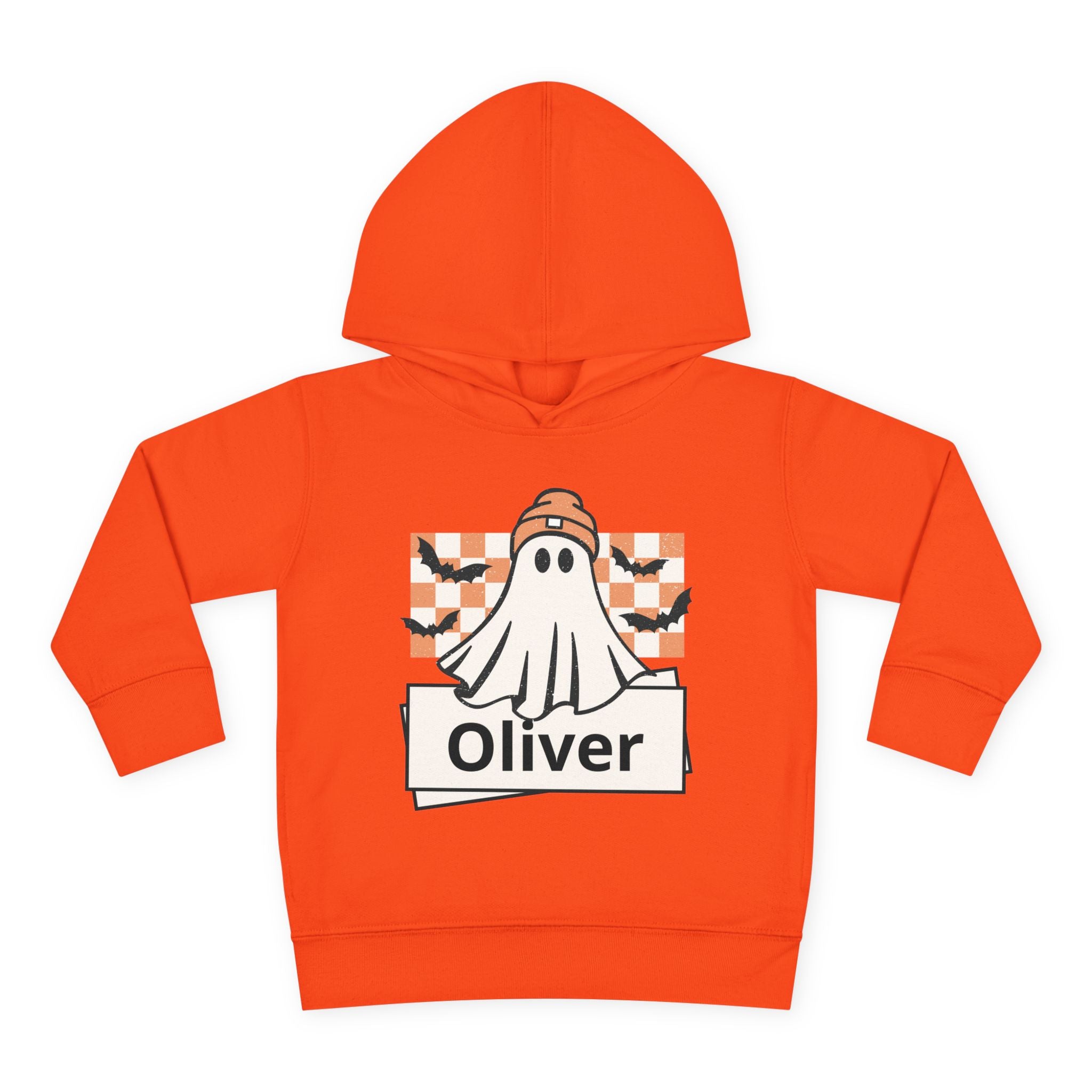 Cute Ghost with Beanie Personalized Toddler Pullover
