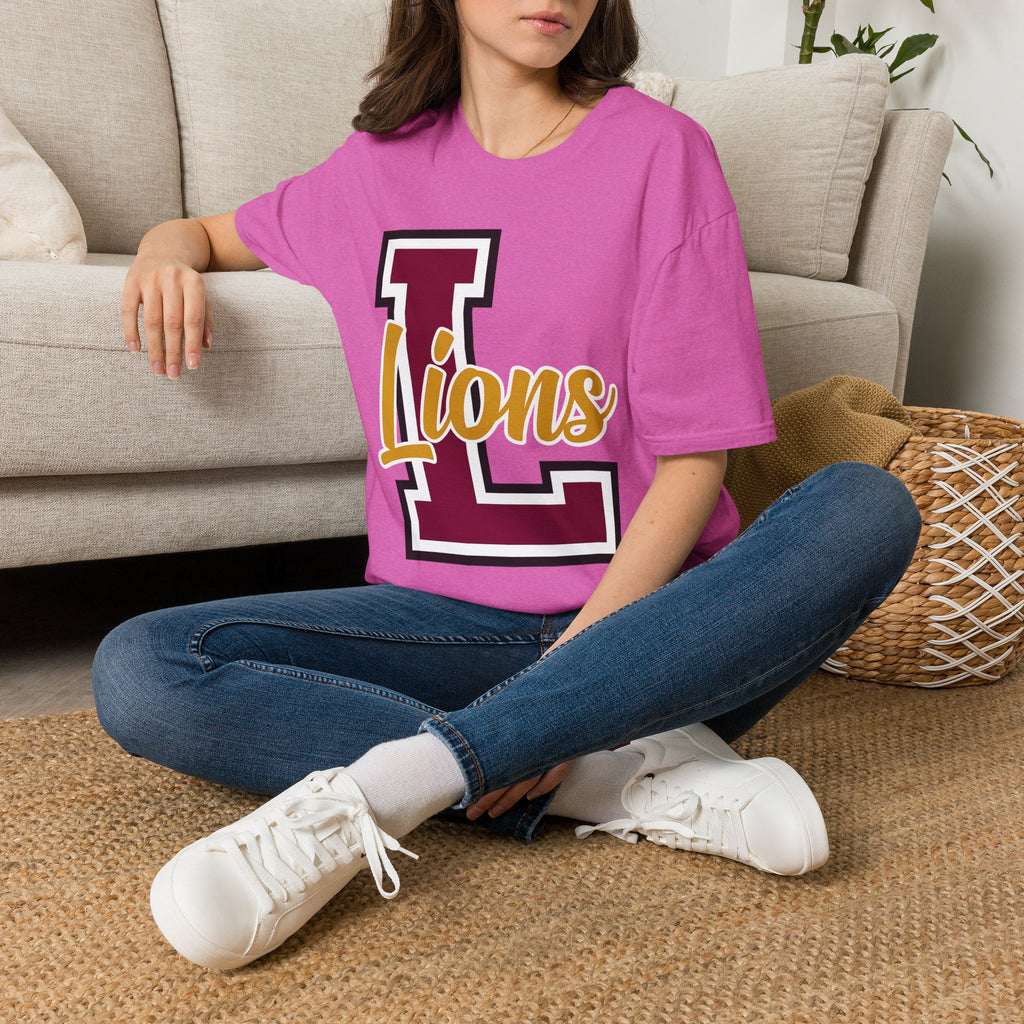 Custom School Spirit Script Adult T-Shirt