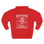 Motherhood Skeleton Graphic Hoodie — Rock Mom Fleece Pullover