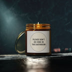 'Please Don't Do Coke in This Bathroom' Novelty Jar Candle