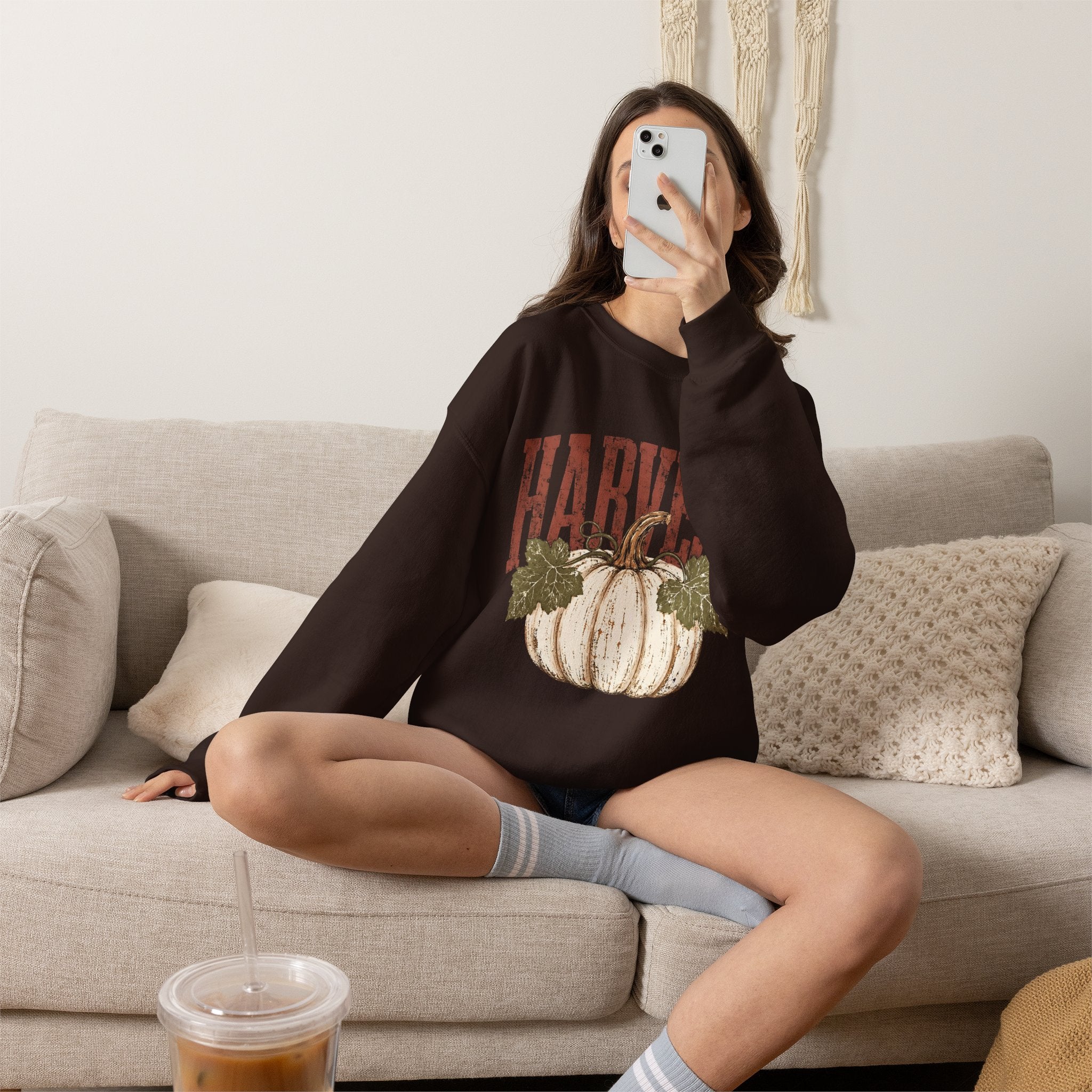Harvest Pumpkin Crewneck