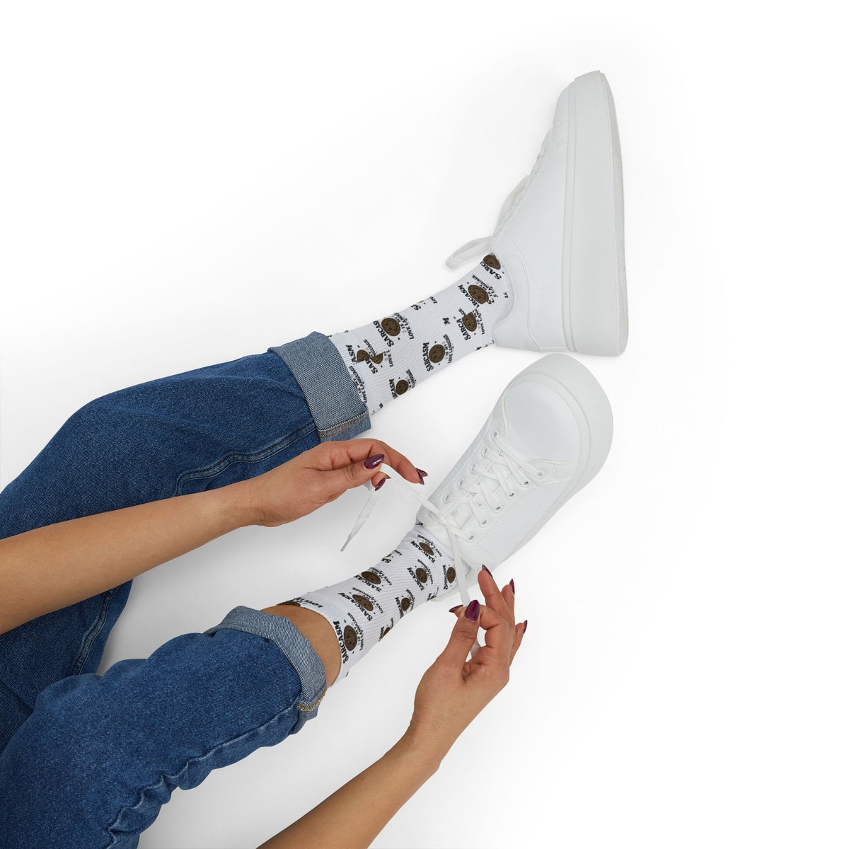 Sarcasm Crew Socks