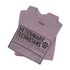 Veterinary Technicians "Nutrition Facts"  Vet Tech Gift Tee