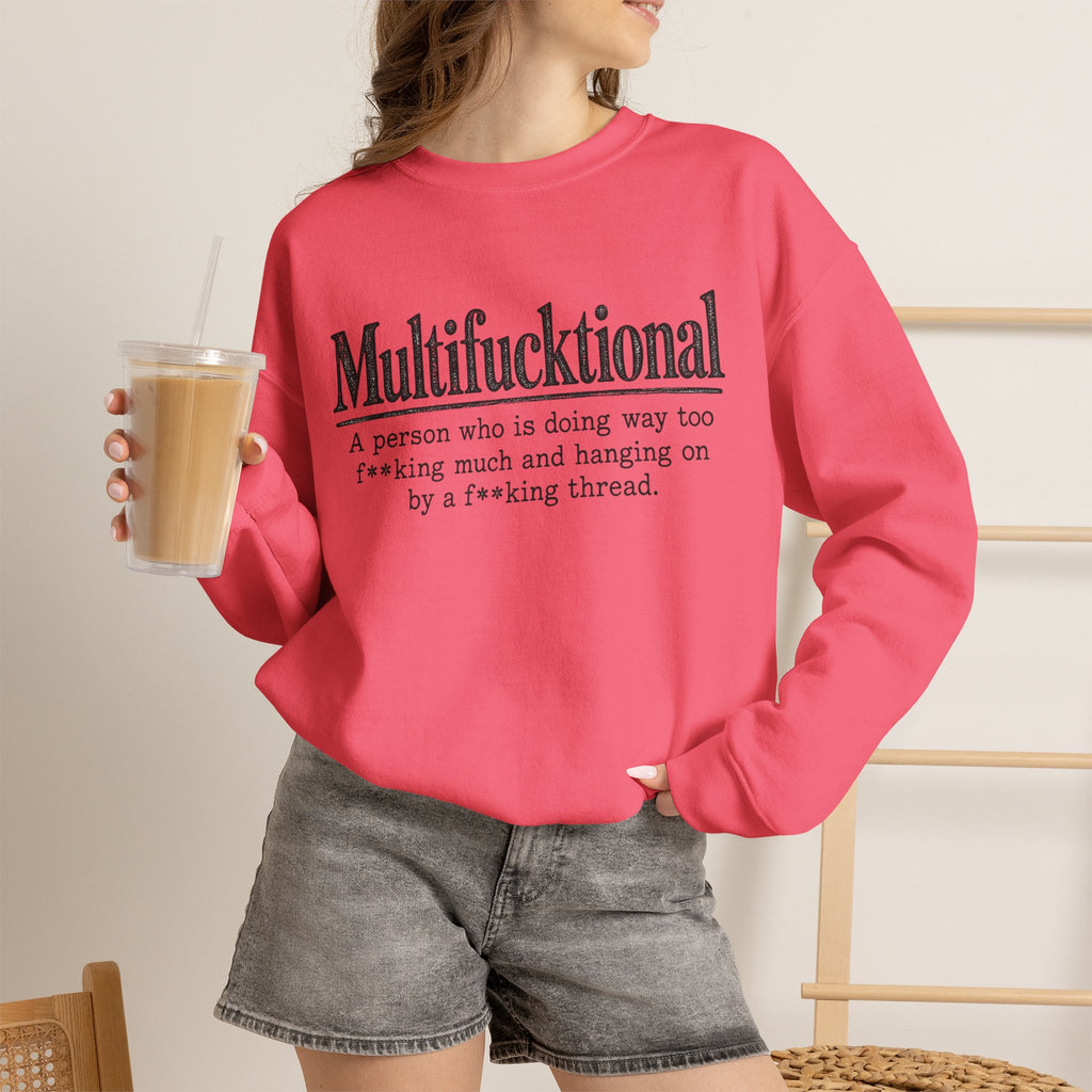 Multifucktional  Crewneck Sweatshirt