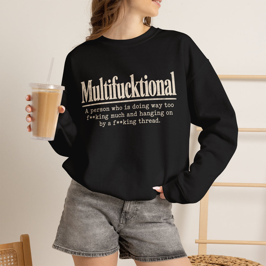 Multifucktional  Crewneck Sweatshirt