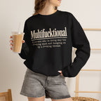 Multifucktional  Crewneck Sweatshirt
