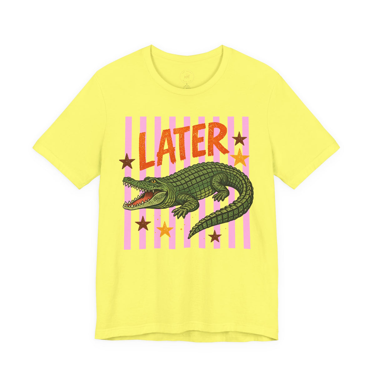 Later Alligator Graphic T-Shirt – Retro Crocodile Graphic Tee