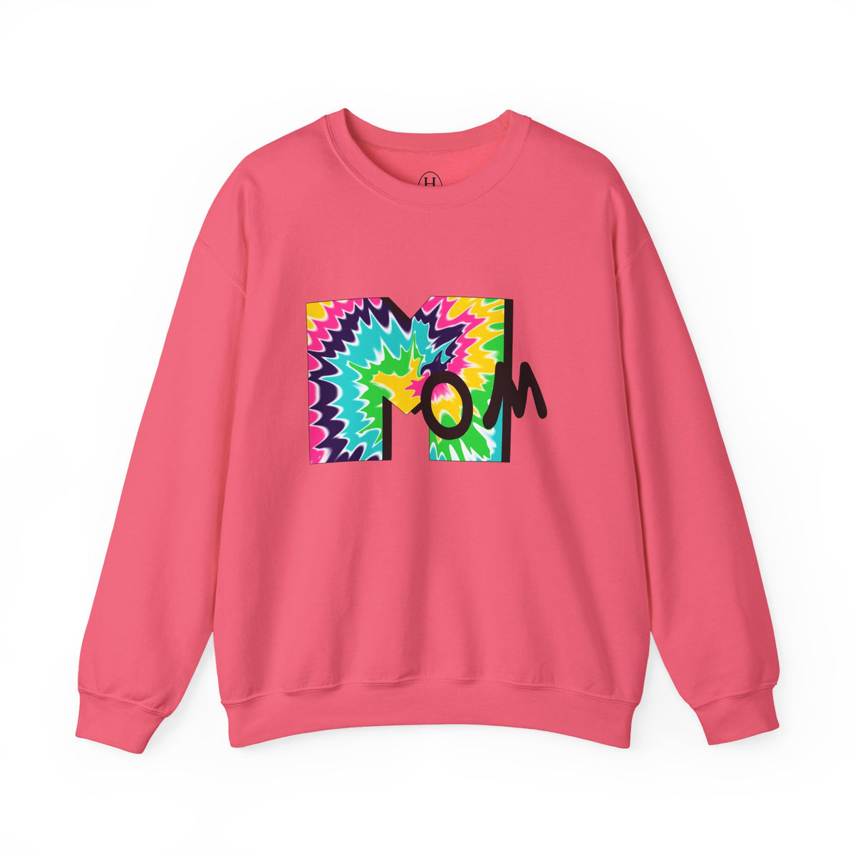 Tie-Dye Mom Crewneck Sweatshirt