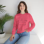 Dachshund Cocktail Crewneck Sweatshirt
