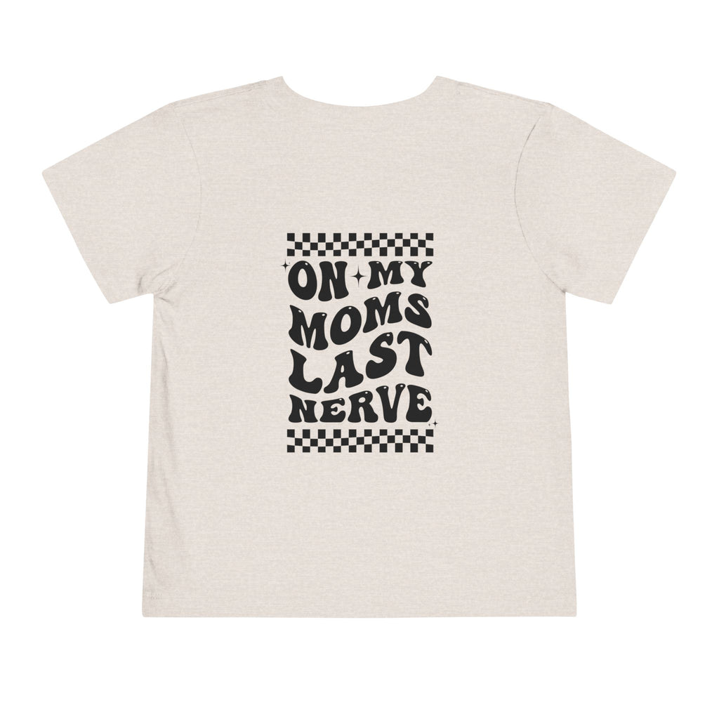 “On My Mom’s Last Nerve” Vintage Rock Toddler Tee