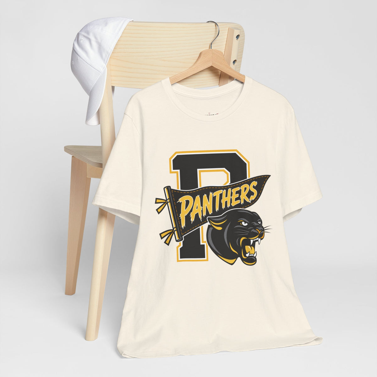 Panthers Vintage Letterman Tee