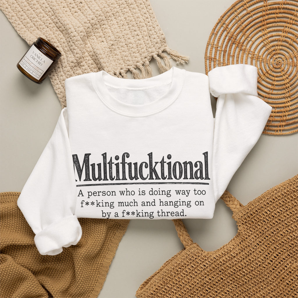 Multifucktional  Crewneck Sweatshirt