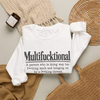 Multifucktional  Crewneck Sweatshirt