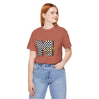 Checkerboard 'Mom' Graphic Tee
