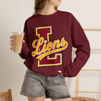 Letterman School Spirit Crewneck Sweatshirt