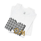 Checkerboard 'Mom' Graphic Tee