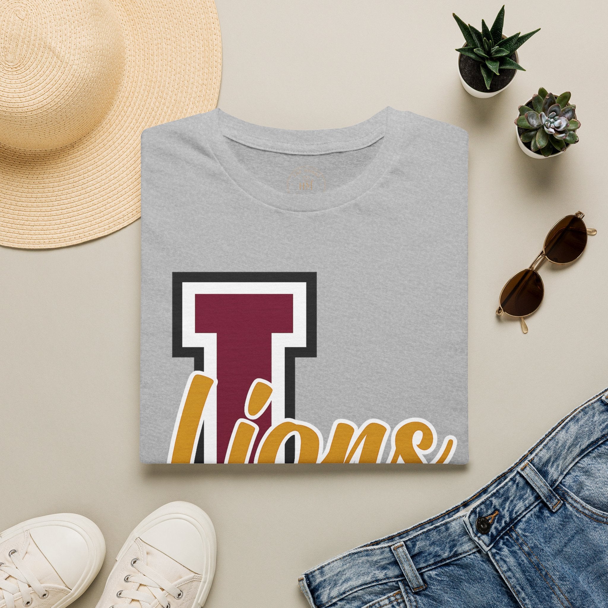 Custom School Spirit Script Adult T-Shirt