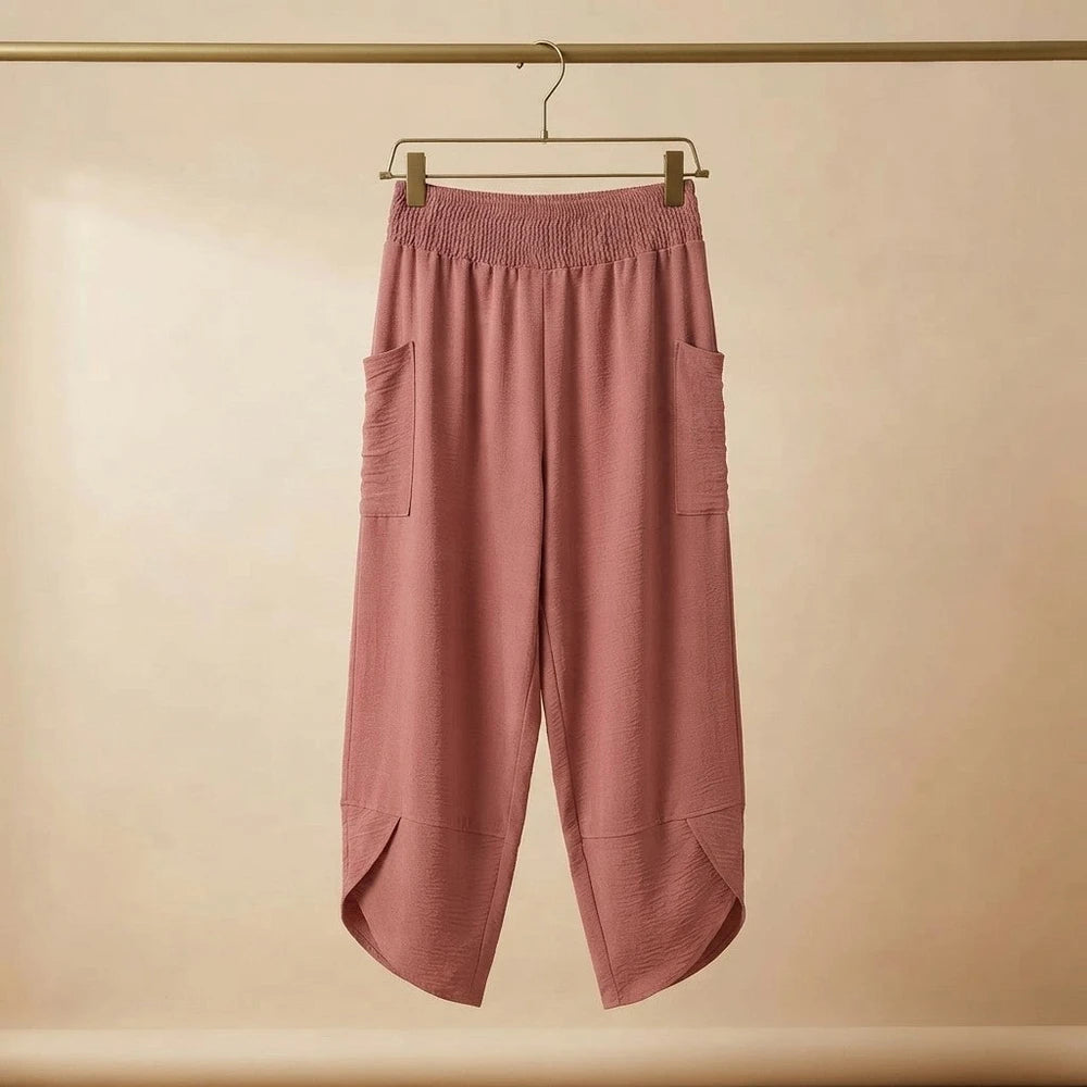 Womens Wide Leg Capri Pants