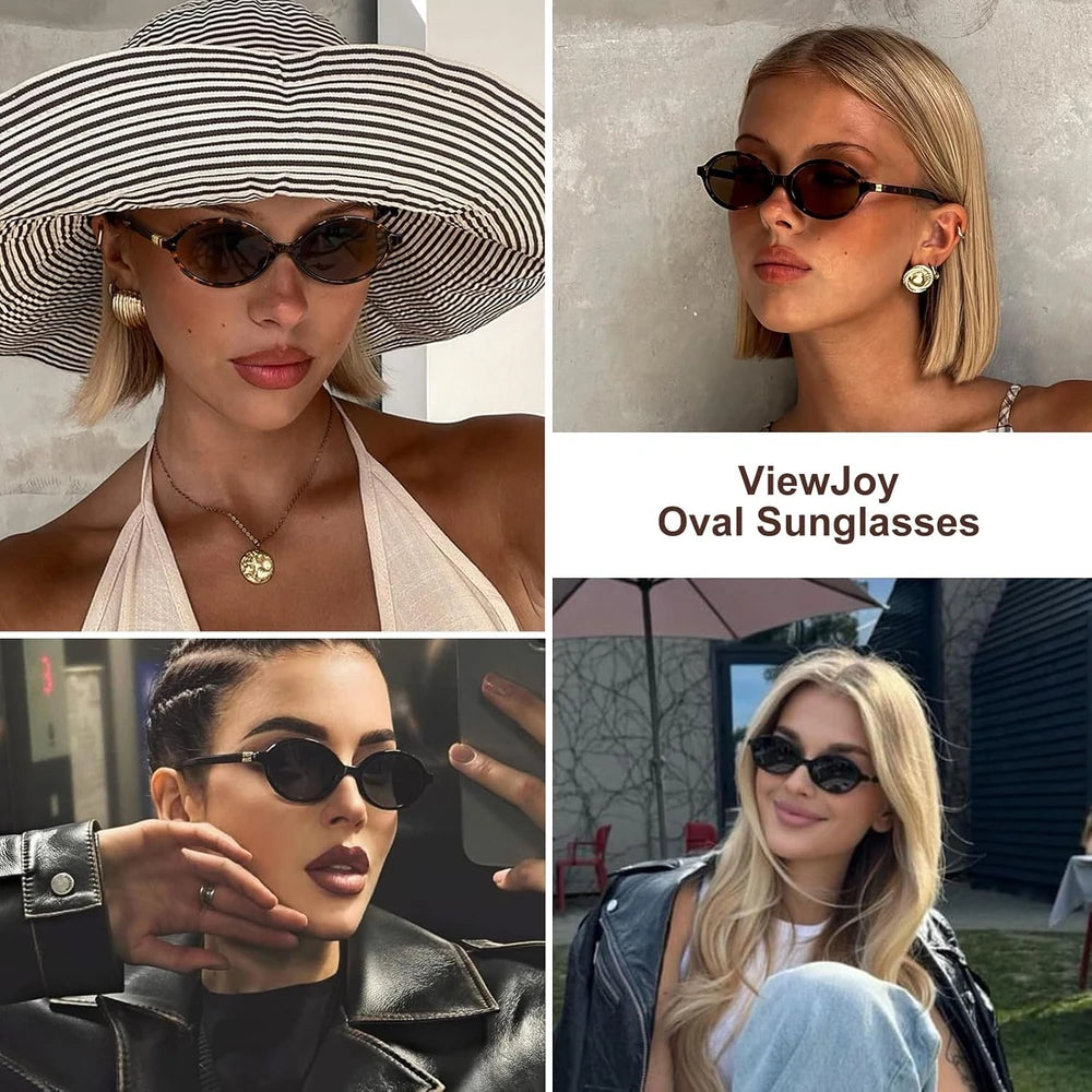 Retro Oval Sunglasses
