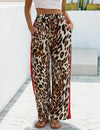 Leopard Wide Leg Pants