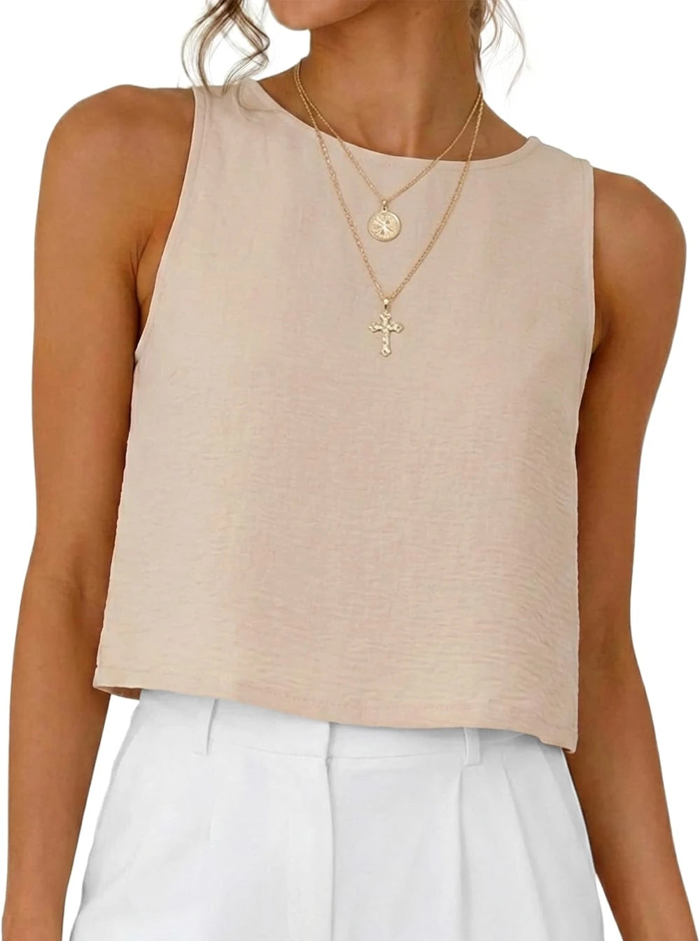 Casual Crop Tank Top