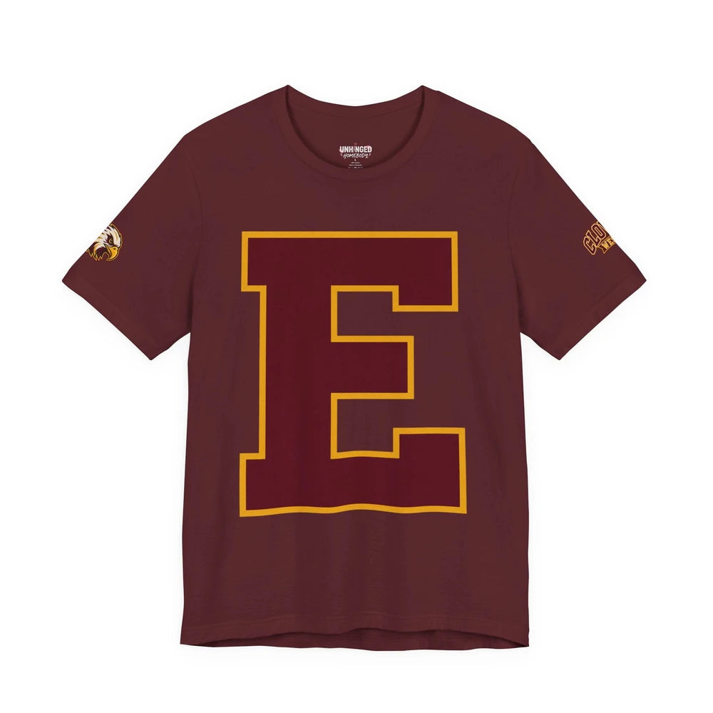 CW EAGLES Colligate lettering graphic Tee - Will need to order size up if wanting to have the look as female pictured.