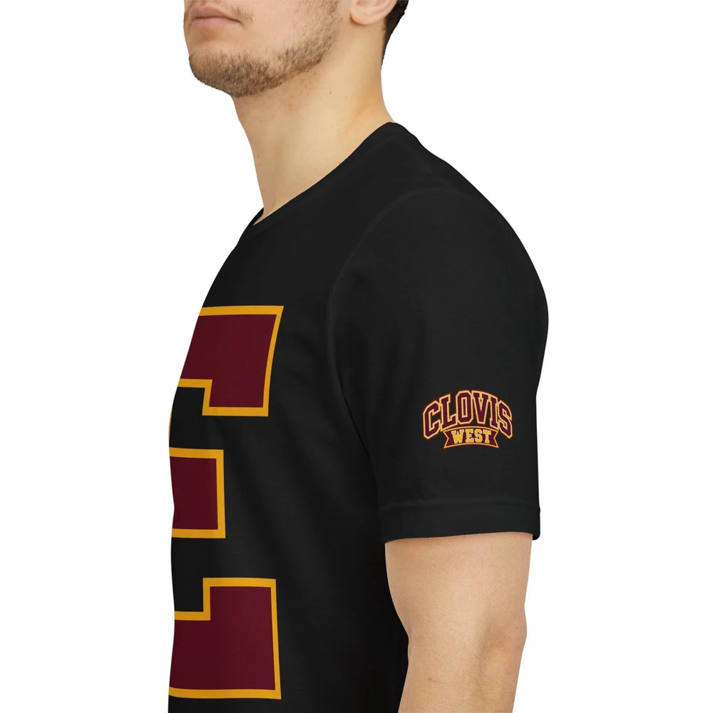 CW EAGLES Colligate lettering graphic Tee - Will need to order size up if wanting to have the look as female pictured.
