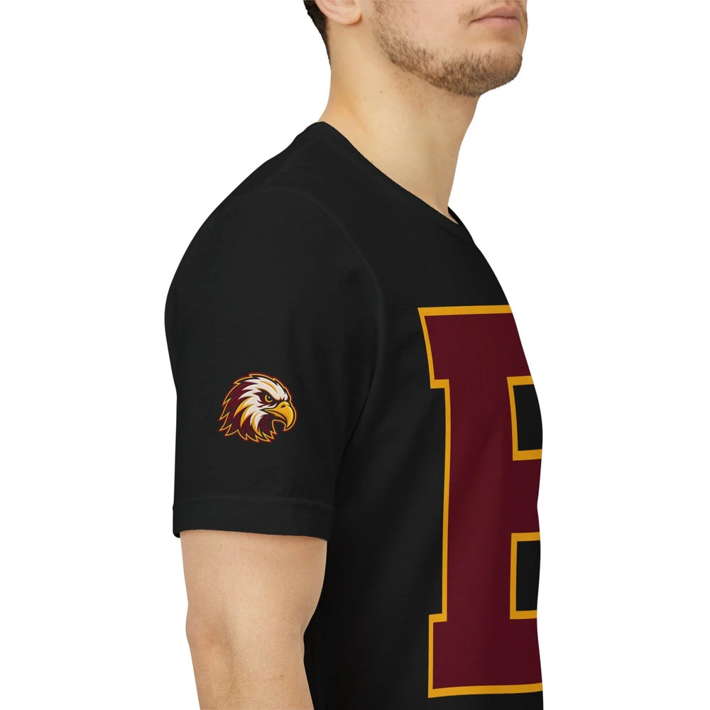 CW EAGLES Colligate lettering graphic Tee - Will need to order size up if wanting to have the look as female pictured.