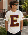 CW EAGLES Colligate lettering graphic Tee - Will need to order size up if wanting to have the look as female pictured.