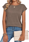 Casual Cap Sleeve Business Blouse
