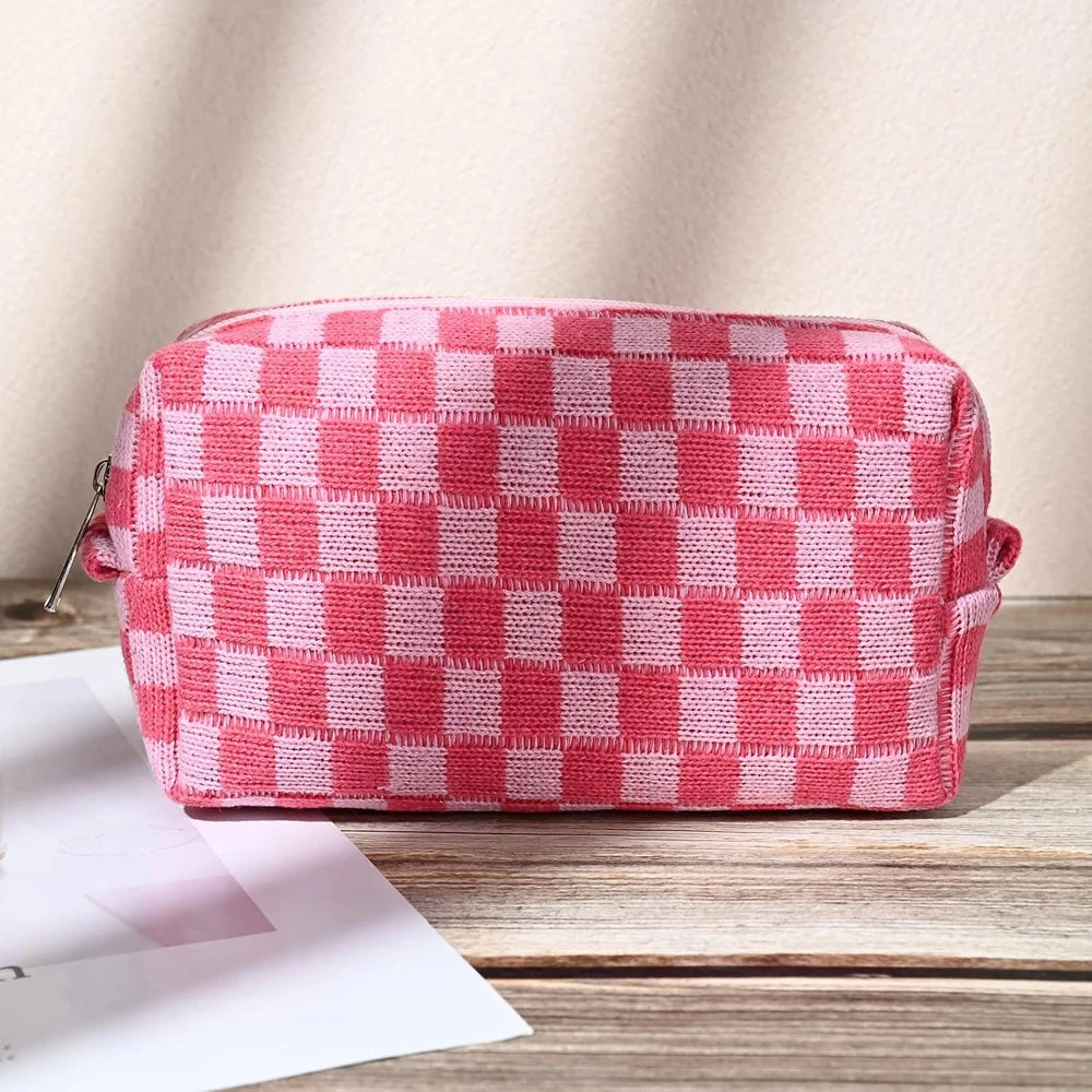 Canvas Cosmetic Bag Set 2 Piece