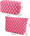 Canvas Cosmetic Bag Set 2 Piece